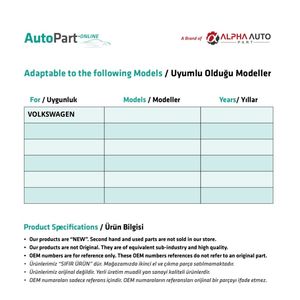 Kit de Reparación de Cerraduras para Volkswagen - Product Image 2