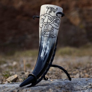 100% corne à boire Viking buffle naturelle avec corne de taille solitaire pour l'eau de corne de bière avec le meilleur grossiste de qualité de l'Inde - Product Image 3