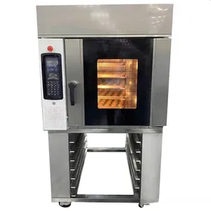 9KW steam moisturizing and anti-drying intelligent control system electric rotary baking machine gas hot air rotary oven