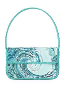 Hecho a mano estilo bohemio bordado trabajo mano embrague monederos diseño elegante perla algodón forro boda fiesta al por mayor - Product Image 2