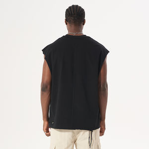 Venta al por mayor de camisetas con logotipo personalizado Atlético gimnasio Fitness entrenamiento correr camisetas hombres culturismo Stringer Tank Top Tank Tops - Product Image 4