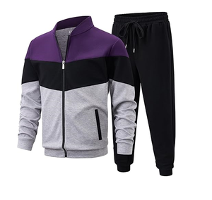 Ensemble de survêtement pour homme, 2 pièces, ensembles de survêtement décontractés, sweat-shirt à capuche pour homme, vêtements de sport athlétiques, pull à manches longues, ensemble de jogging - Product Image 4