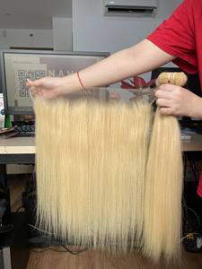 Cuticule de cheveux humains vierges crus cambodgiens du Vietnam alignée vague naturelle droite soyeuse bouclée lâche vague profonde double fermeture dessinée - Product Image 6