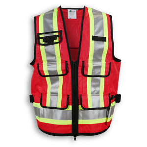 Gilet de sécurité réfléchissant haute visibilité Gilet d'avertissement Gilet à rayures réfléchissantes - Product Image 4