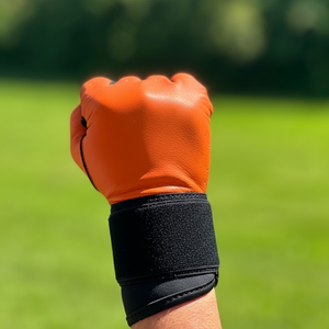 Premium Cabretta Leather Baseball Batting Gloves Unique Color Combo Adjustable Long Cuff Ambidextrous Durable Eco-Friendly Hand - Product Image 3