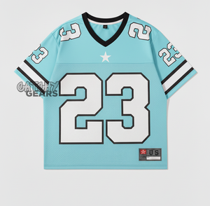 Camiseta de fútbol personalizada para mujer, Camiseta deportiva holgada, camiseta de entrenamiento de fútbol transpirable de secado rápido de gran tamaño, equipo personalizado - Product Image 4