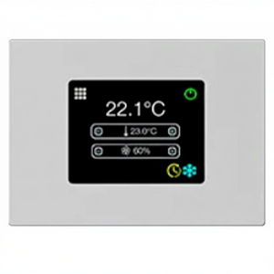 Control Galletti EVO-2-TOUCH-W para Sistemas HVAC Art-U Blancos, Unidad de Ventilador de Bobina, Modelo EYE2TW00000A - Product Image 2