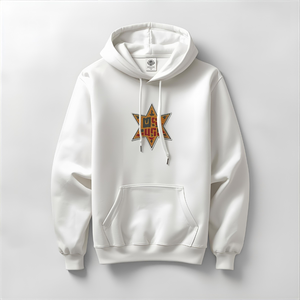 Sweat à capuche vintage brodé pour l'hiver |   Pull-over unisexe en molleton de coton épais avec options d'impression et de broderie de logo personnalisé - Product Image 6