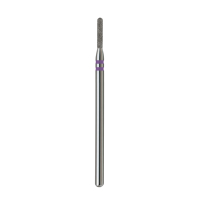 Foret à ongles diamanté cylindrique mini arrondi de précision Formula Profi 1,4 mm Violet PRO pour le soin des cuticules