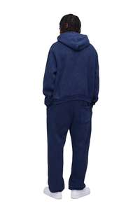 Survêtement unisexe à capuche surdimensionné en coton 100% personnalisé, couleur taupe, à ourlet fendu, taille plus pour l'hiver, vente chaude - Product Image 5