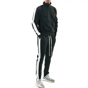 Conjunto Deportivo Informal de Entrenamiento de Primavera para Hombre, 100% Algodón, Ecológico, con Cierre Completo, Ajuste Regular, Personalizado al por Mayor OEM - Product Image 3