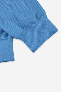 Sweat-shirt d'entraînement d'hiver pour femme, design tendance, bleu premium, toucher doux, 100% coton tricoté, manches longues - Product Image 6