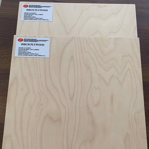 Birch High Grade CC Anti-Slip Plywood Heavy-Duty Rubber Core 4x8ft 1220x2440mm E0 for Bedroom Living Room Hotel Apartment