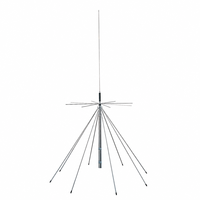 Antena Stasiun Basis Discone AR-HF-D3000 25-3000MHz Pita Lebar Omnidirectional dengan Gain 2-3.5dBi untuk Penerima SDR
