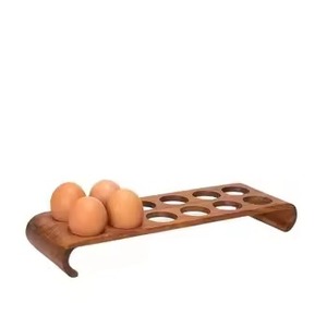 Eco-Friendly Metal Wooden <b>Egg</b> Holder Stand High Quality Modern Design for Home Kitchen Restaurant Use - Product Image 4