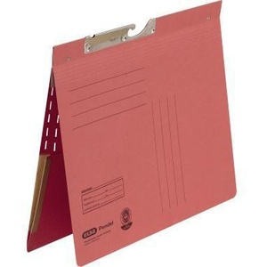 ELBA DIN <b>A4</b> 320g/m Red Cardboard Hanging File <b>Folder</b> with Commercial Binding & Organizational Imprint - Product Image 1