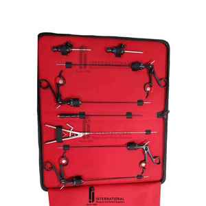 Ensemble d'instruments de chirurgie laparoscopique réutilisables en acier inoxydable de haute qualité de 28 pièces - Product Image 2