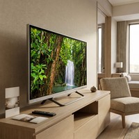 TV LED LCD Android Smart 4K UHD 55 Inci dengan Antarmuka USB dan Refresh Rate 24Hz untuk Penggunaan Hotel dan Rumah