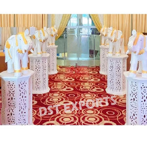 Piliers de la passerelle de la scène de mariage à thème moghol Grande passerelle de la scène pour les mariages Maharaja Décoration de l'entrée de la salle de mariage traditionnelle - Product Image 2