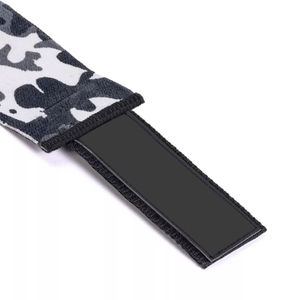 Bandes de genou élastiques antidérapantes en néoprène de haute qualité pour l'entraînement, personnalisables avec logo imprimé, pour la musculation Fit Champ - Product Image 3