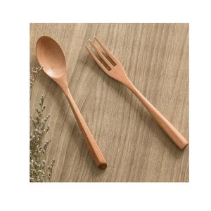 Juego de 2 cubiertos de ensalada de madera de mango natural para juegos de cucharas y tenedores de cubiertos de madera tallados clásicos hechos a mano a precio barato - Product Image 5