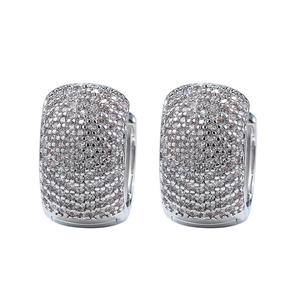 แหวนเงินประดับเพชรแบบ Iced Out สไตล์ฮิปฮอป - Product Image 1