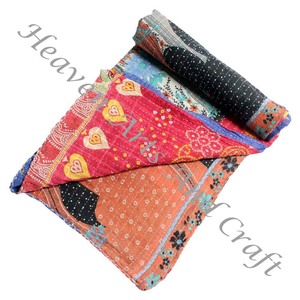 Colcha Kantha Gudari, Colcha Kantha Gudari, Venta al por Mayor, Proveedor de Oro GD2014, Colcha Kantha Hecha a Mano, Algodón Estampado Indio - Product Image 5
