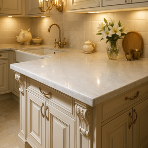 Tocador y suelo de encimera de cuarzo moderno UltraGrip-Superficie impermeable duradera - Product Image 2