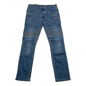 Jeans de Motociclista para Hombre, Hechos de Algodón, con Logotipo Personalizado al por Mayor, Transpirables, para Uso en Exteriores, en Venta - Product Image 3