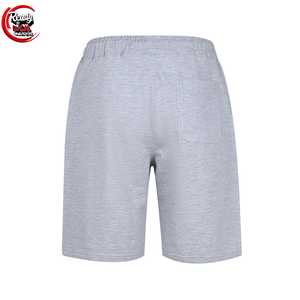 Pantalones cortos personalizados de algodón 100% para hombre, ropa deportiva de alta calidad para correr, gimnasio, decoración Vintage, patrón sólido ecológico - Product Image 2
