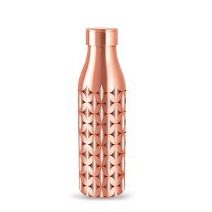 Trending Diamond Hammered Copper <b>Water</b> <b>Bottle</b> Pure Copper <b>Bottle</b> <b>For</b> Drinking Adults & <b>Kids</b> Health Hygenic BPA Free - Product Image 6
