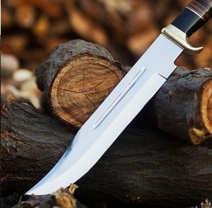 Cuchillo Bowie personalizado hecho a mano, cuchilla pulida afilada de acero inoxidable, regalo de cuchillo personalizado, regalo de novio EE. UU. - Product Image 3