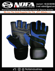 Heavyweight Leather Gym Gloves for <b>Weight</b> <b>Lifting</b> Sports Exercise Training Padded Body Building <b>Equipment</b> with Hand Grips - Product Image 6