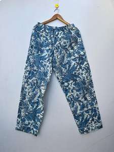 Conjunto de pijama informal de algodón con estampado Floral de bloque de mano indio Traje de noche de manga larga para mujer Conjuntos de pijama de verano a precios mayoristas - Product Image 6