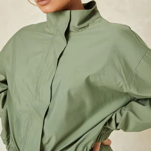 Logo personnalisé Survêtement pour femmes 2 pièces Tenues Coupe-vent Léger Fermeture Éclair À Capuche Ensemble Jogger Ensemble Personnalisable OEM - Product Image 6