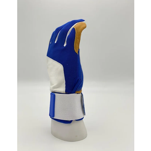 QASWA SPORTS Professional Heavy Duty Lightweight Comfortable Strong Grip Custom Size Logo Blue White Original Leather <b>Baseball</b> - Product Image 3