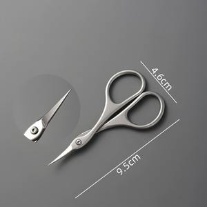 Tijeras de Manicura de Acero Inoxidable de Venta al por Mayor de Fábrica, Herramienta de Belleza Fácil de Cortar para Uñas y Cutículas, Hoja Recta, Pakistán - Product Image 2