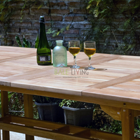 Table à manger d'extérieur minimaliste moderne avec plateau en marbre, pieds en métal, forme arrondie, durable, de haute qualité, 8 places, meubles de maison