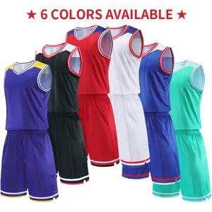 Conjunto de Uniforme de Baloncesto para Hombre, Ropa Deportiva Unisex para Niños, Transpirable, Camisetas y Pantalones Cortos de Baloncesto para Entrenamiento Juvenil, Tendencia - Product Image 6