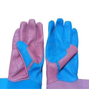 Guantes de bateo de softball de protección de manos cómodos de fábrica de Venta caliente guantes de bateo de béisbol personalizados profesionales de buena calidad - Product Image 4