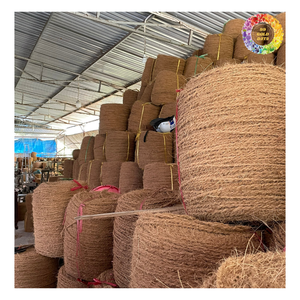 Corde en fibre de coco biodégradable pour l'agriculture, corde en fibre de coco torsadée de 100% d'origine de fibre de noix de coco au Vietnam - Product Image 1