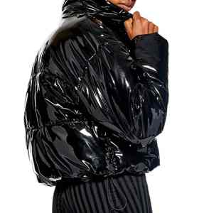 Chaqueta Corta Acolchada para Mujer, Diseño Personalizado al por Mayor, Unisex 2022, Impermeable, Ecológica, Transpirable, Acolchada y Desmontable - Product Image 4