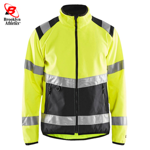 Chaqueta de poliéster Softshell reflectante de seguridad de alta visibilidad de tela con chaqueta Softshell - Product Image 2
