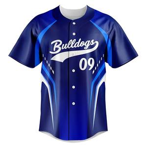 Camiseta de béisbol sublimada de poliéster 100% de estilo deportivo personalizado, camisetas deportivas de softball transpirables, juego de ropa deportiva - Product Image 4