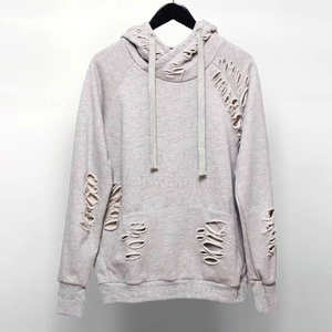 Sudadera con capucha de hombre desgastada cómoda de alta calidad para hombre 100% algodón hecho de manga larga para Hombre Sudaderas con capucha para hombre desgastadas - Product Image 1