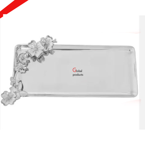 ถาดเสิร์ฟกาแฟชาอลูมิเนียมโลหะพร้อม2025ดีไซน์ที่เป็นเอกลักษณ์สำหรับร้านอาหารและบาร์ของโรงแรม - Product Image 4