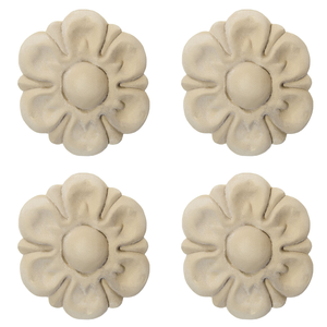 Classic Wooden Carving Applique Solid Wood Onlay <b>Vintage</b> Wooden <b>Ornament</b> Furniture Wall Decoration Elegant Home Decorative Onlay - Product Image 1