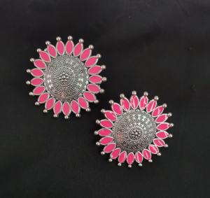 Juego de pendientes de nuevo estilo con pendientes de moda chapados en plata, joyería para mujer, ropa de exportadores indios - Product Image 4