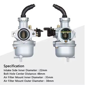 Carbman pz22 22mm Bộ chế hòa khí Điều kiện Mới cho Honda cd70 jh70 pz16 pz20 lớp lớn 70cc 90CC 100cc 110cc 125cc - Product Image 2