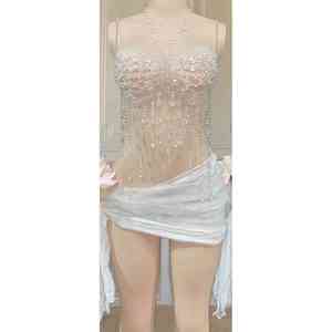 ชุดเต้นระบำหน้าท้องลูกปัดบราออกกำลังกายคุณภาพสูงเป็นที่ต้องการ - Product Image 3